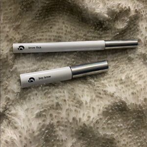 Glossier boy brow and brow flick